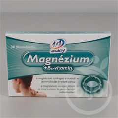 1x1 vitaday magnézium+b6-vitamin filmtabletta 30 db