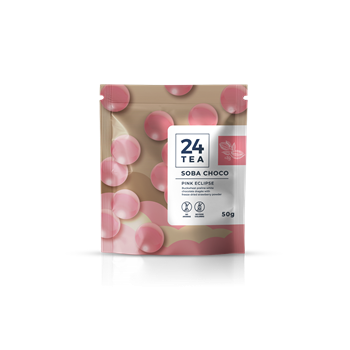 24tea epres fehércsoki drazsé pink eclipse 50 g