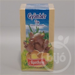 Apotheke gyömbér tea 20x1,5g 30 g