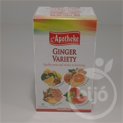 Apotheke gyömbér tea variációk 20x2g 40 g
