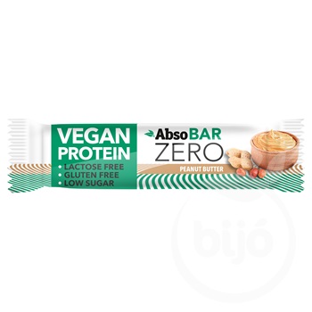 Absorice absobar zero vegan protein szelet mogyoróvaj 40 g