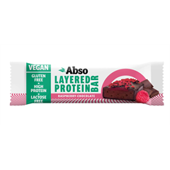 Absorice layered protein bar málnás-csokoládés ízű vegán fehérjeszelet 50 g