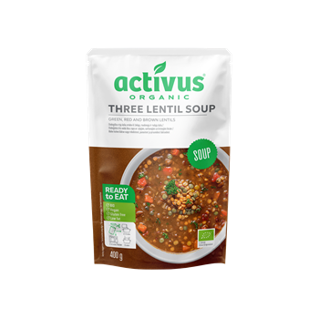 Activus bio vegán organikus 3 féle lencseleves 400 g