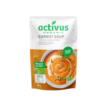 Activus bio vegán organikus sárgarépa krémleves kókusztejjel 400 g