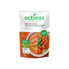 Activus bio vegán zöldséges minestrone leves 400 g