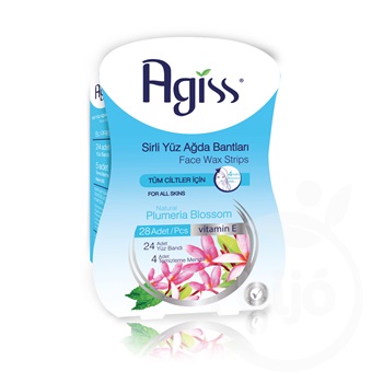 Agiss gyantacsíkok arcra természetes plumeria virág kivonattal 24 db