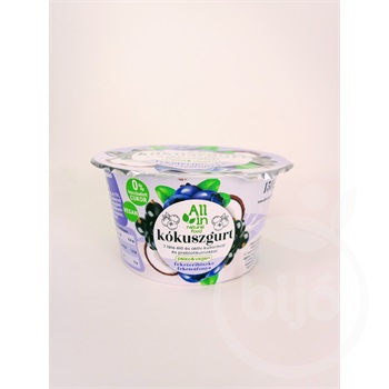 All in kókuszgurt fekete áfonya & fekete ribiszke 150 g