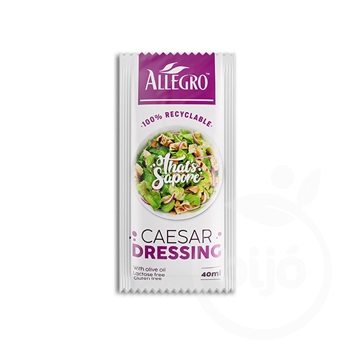 Allegro glutén és laktózmentes cézár öntet 40 ml