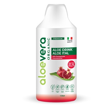 Alveola aloe vera organic prémium ital gránátalmával 1000 ml