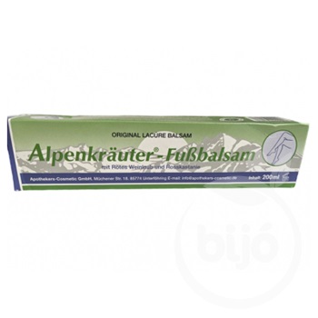 Alpenkrauter fussbalzsam 200 ml