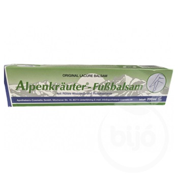 Alpenkrauter fussbalzsam 200 ml