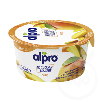 Alpro szójagurt mangós hozzáadott cukrot nem tartalmaz 135 g