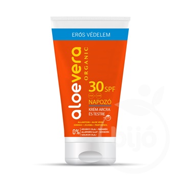 Alveola aloe vera eredeti spf30 napozó krém arcra és testre 150 ml