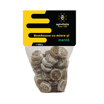 Apivitalis mézes cukorka menta 100 g