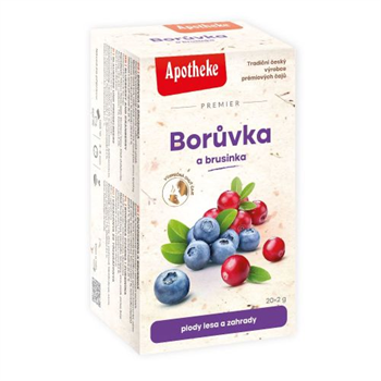 Apotheke áfonya-tőzegáfonya tea 20x2g 40 g