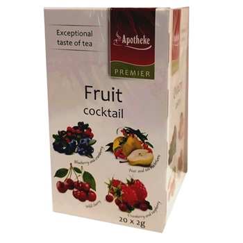 Apotheke gyümölcskoktél tea 20x2g 40 g