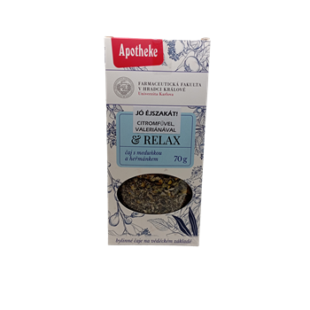 Apotheke jó éjszakát! teakeverék citromfűvel, valeriánával és levendulával, szálas 70 g
