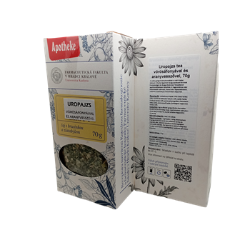 Apotheke uropajzs tea vörösáfonyával és aranyvesszővel szálas tea 70 g