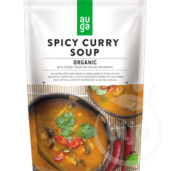 Auga bio vegán organikus fűszeres curry krémleves 400 g