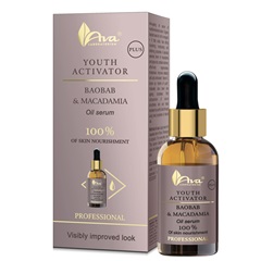 Ava fiatalság aktivátor plus ampulla baobab és makadámia kivonattal intenzív bőröregedést-késleltető hatással 30 ml