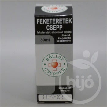 Bálint feketeretek csepp 30 ml