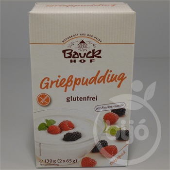 Bauck Hof bio gluténmentes grízpuding 130 g