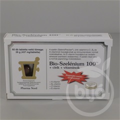 Bio-Szelénium 100+cink+vitaminok tabletta 60 db