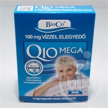 Bioco q10 100mg mega kapszula vízzel elegyedő 30 db