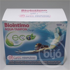 Biointimo aqua tampon cup (KEHELY) 1-es méret 1 db
