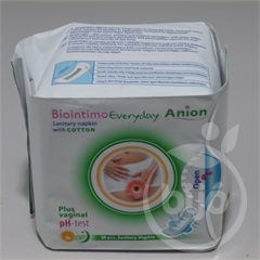 Biointimo everyday anion tisztasági betét 20 db