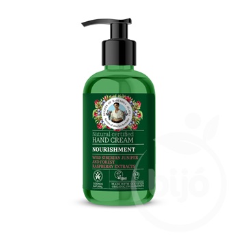 Babushka Agafia bio kézkrém tápláló vad szibériaiboróka és erdeimálna kivonattal 300 ml