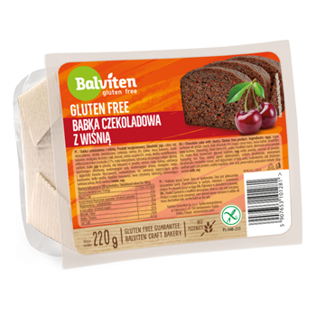 Balviten gluténmentes csokitorta cseresznyés 220 g