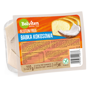 Balviten gluténmentes kókuszos babka 220 g