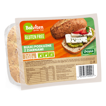 Balviten gluténmentes sokmagvas vegán zsemle 2x50g 100 g