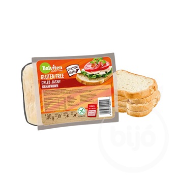 Balviten gluténmentes szeletelt fehér kenyér 190 g