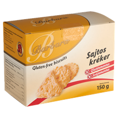 Barbara gluténmentes kréker sajtos 150 g