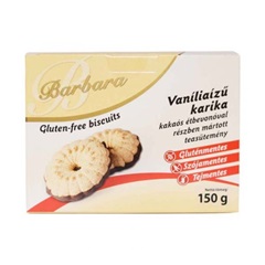 Barbara gluténmentes vaníliás karika 150 g