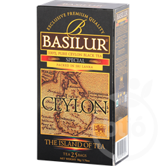 Basilur the island of tea special fekete tea 25 filter 50 g