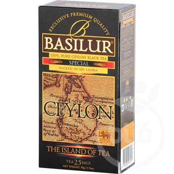 Basilur the island of tea special fekete tea 25 filter 50 g