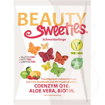 Beauty Sweeties gluténmentes vegán gumicukor pillangók 125 g