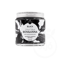 Ben&anna tégelyes fehérítő fogkrém aktív szénnel 100 ml