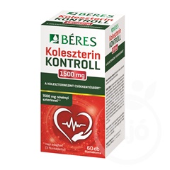 Béres koleszterin kontroll 1500 mg filmtabletta 60 db