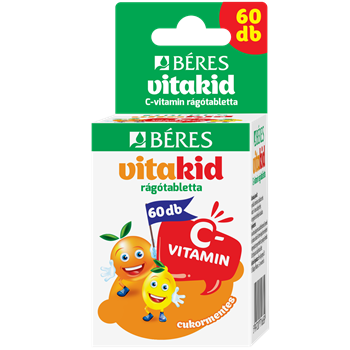 Béres vitakid c-vitamin 50mg rágótabletta 60 db