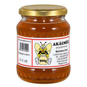 Bertalan akácméz 900 g