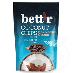 Bettr bio kókuszchips kakaós 70 g