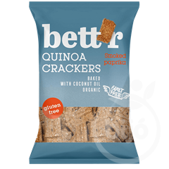 Bettr bio vegán gluténmentes quinoa kréker füstölt paprika 100 g