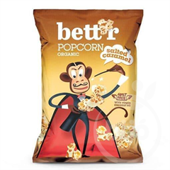 Bettr bio vegán gluténmentes sós karamellás popcorn 60 g