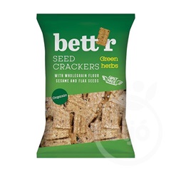Bettr bio vegán teljes kiőrlésű magvas kréker zöldfűszerekkel 150 g