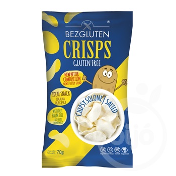 Bezgluten gluten-free crisps salted 70 g