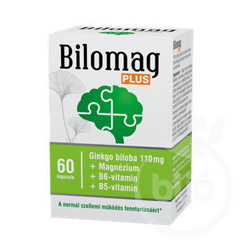 Bilomag plus 110mg gingko biloba kivonatot tartalmazó étrend-kiegészítő kapszula 60 db